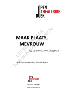 Maak plaats, mevrouw