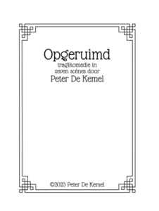 Opgeruimd
