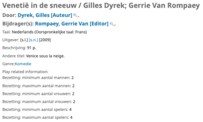 Venetië in de sneeuw